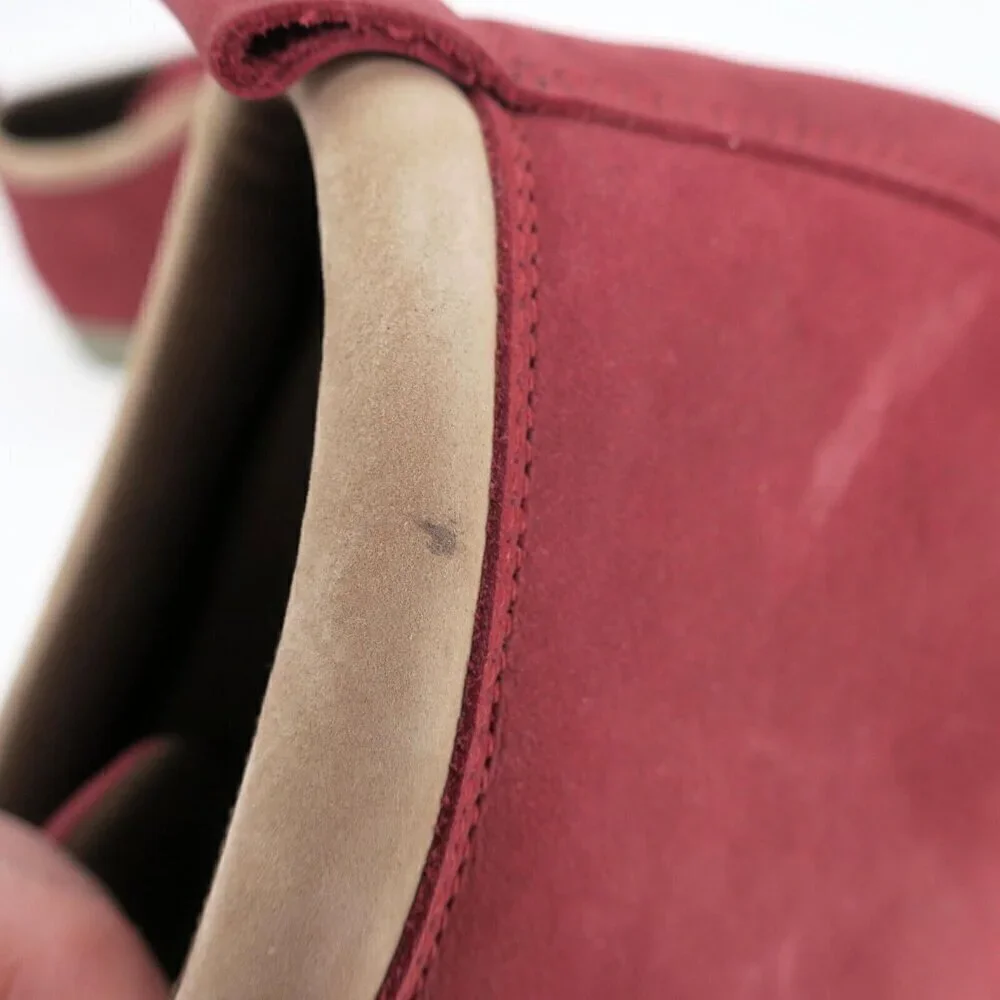 SAS Gretchen Ankle Chukka Boots Maroon Leather Lace Slip Resistant Women's 12N